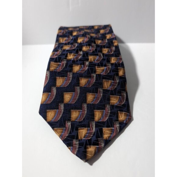 Adorno Exclusive Creations Men's Necktie Polyester Abstract Made In USA - Picture 1 of 3